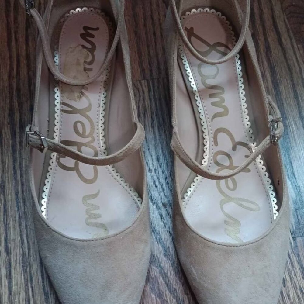 Vintage Sam Edelman Suede Mary Jane's